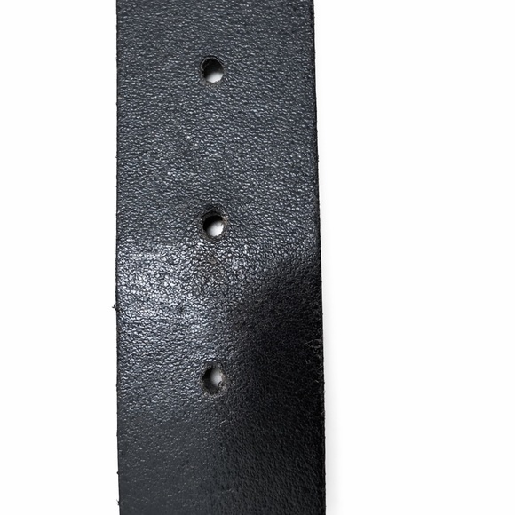 Frye Leather Belt Size 40 Black Classic Western Biker Motorcycle Rugged Heritage - Picture 8 of 10